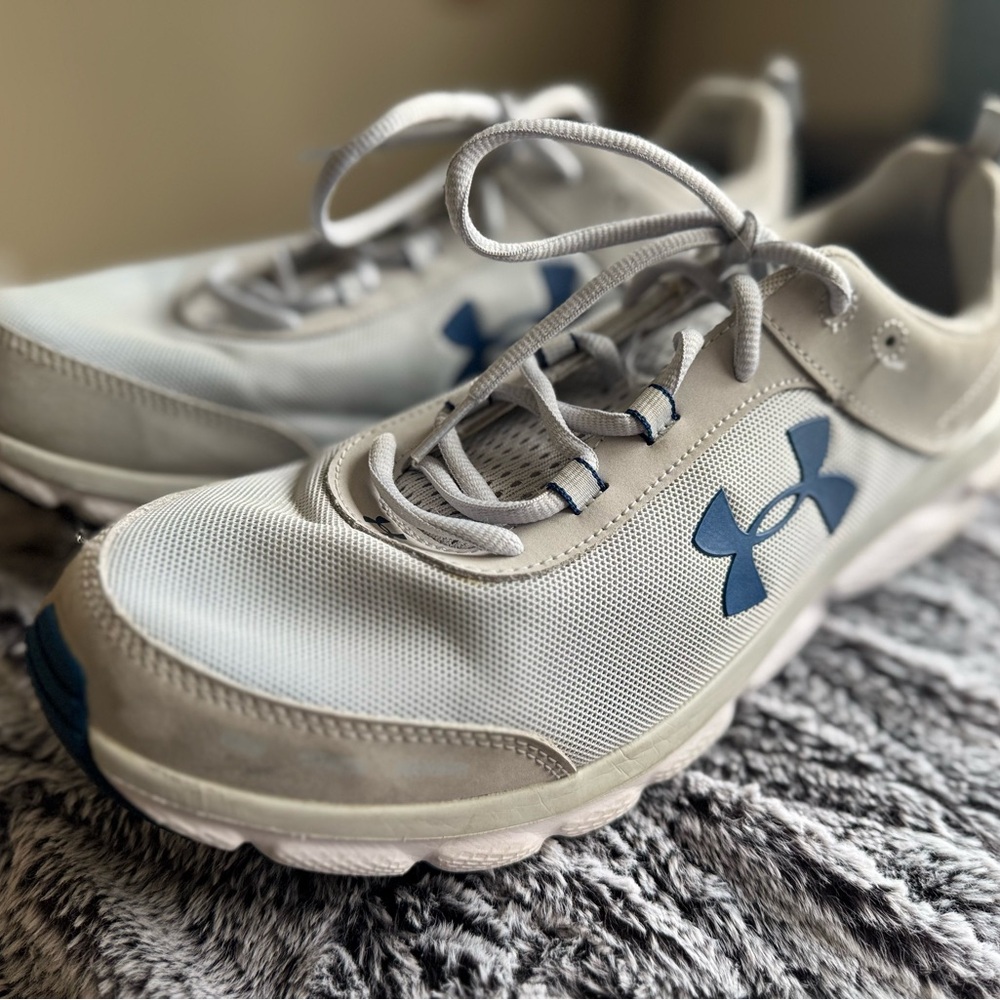 Under Armour White Athletic Sneakers - Men’s 13